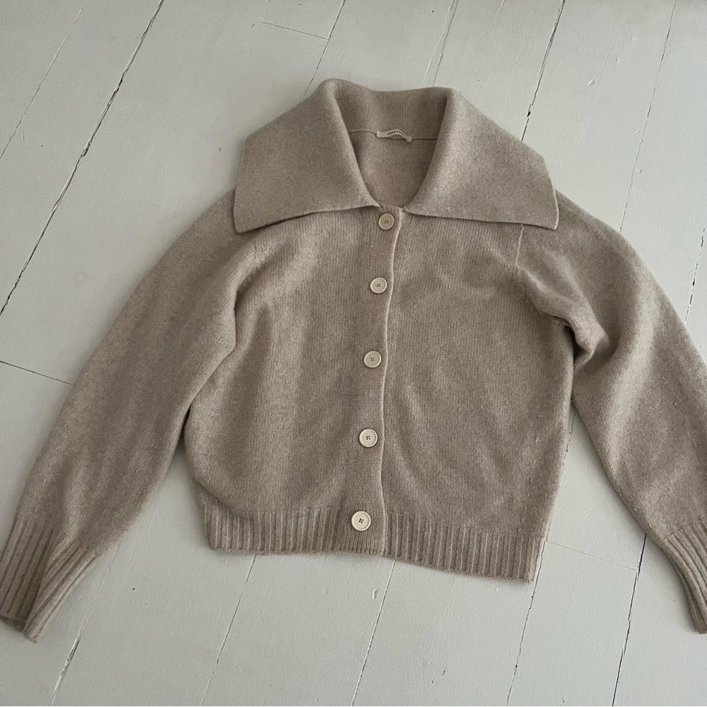Jeana sohn sweater cardigan in bone